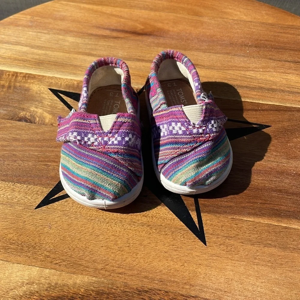 Toms Baby Infant Purple  Shoes - Size T3
